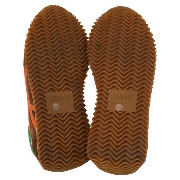 Loewe Flow Runner Sneakers in Multicolor Suede and Nylon - Picture 9 of 12